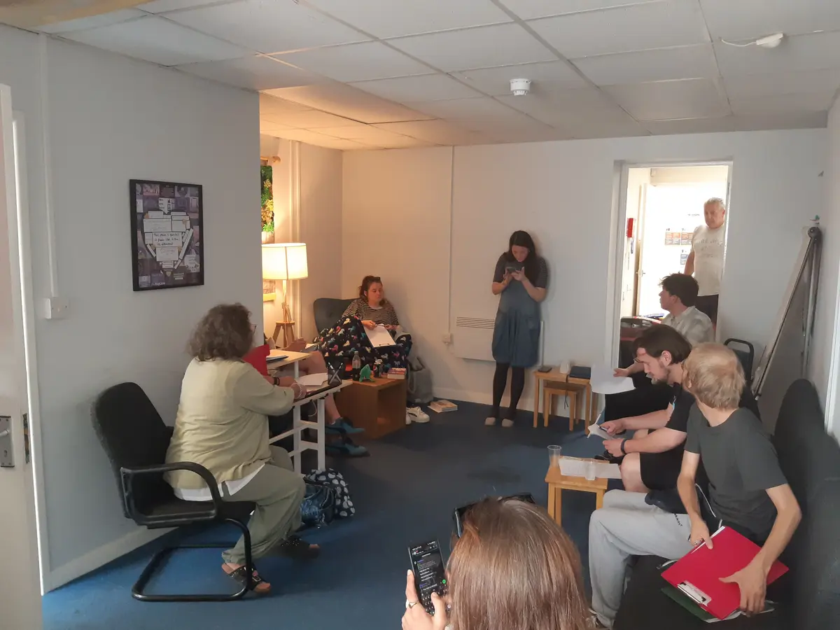 Aled Gomer facilitating a workshop